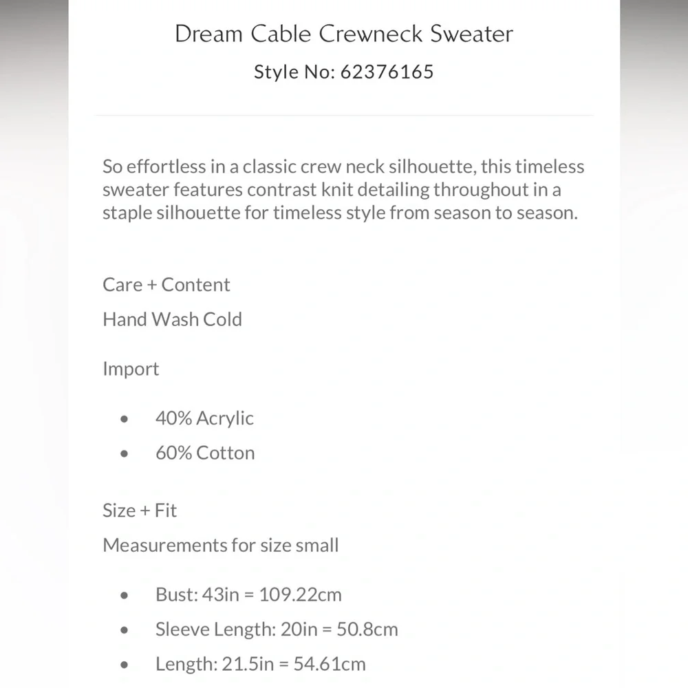 Free People Dream Cable Crewneck - Picture 6 of 8